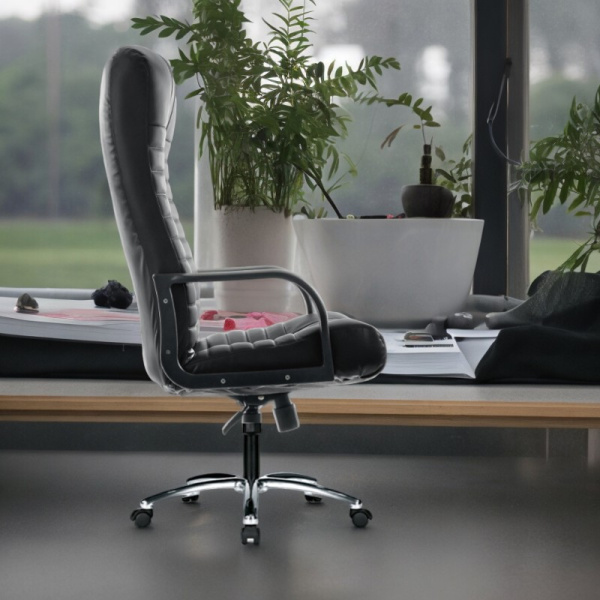 Офисное массажное кресло с пультом управления (3 скорости, 4 ролика, таймер), роликово-вибрационный массаж